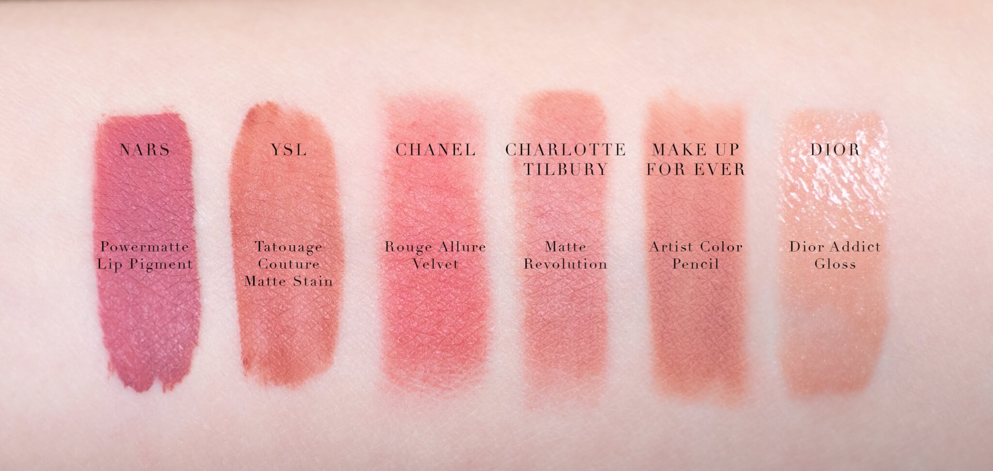 Charlotte tilbury deals pillow talk swatches