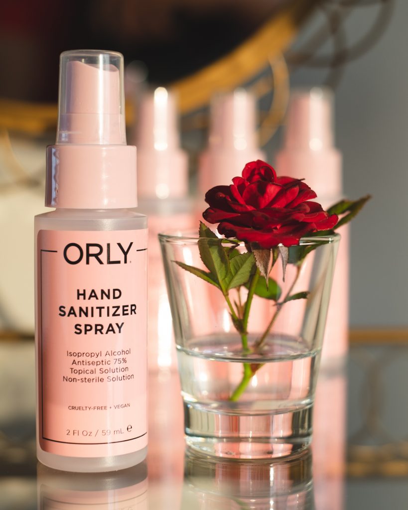 Orly Hand Sanitizer, spray bottle